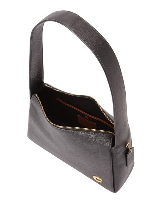 COACH Black Schultertasche Lola