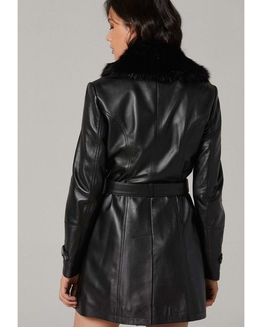 Derimod Black Übergangsjacke 'Genuine'