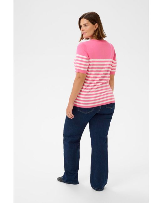 Kaffe Pink Pullover Clizzy
