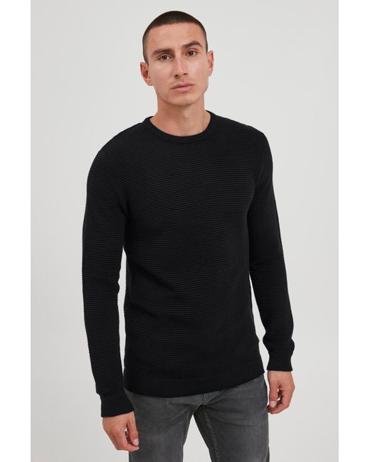 Solid Pullover Nicholas in Black für Herren