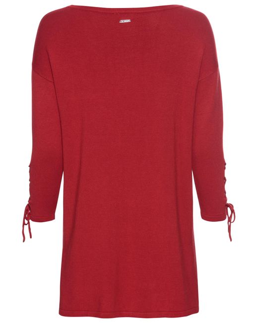 Laura Scott Red Pullover