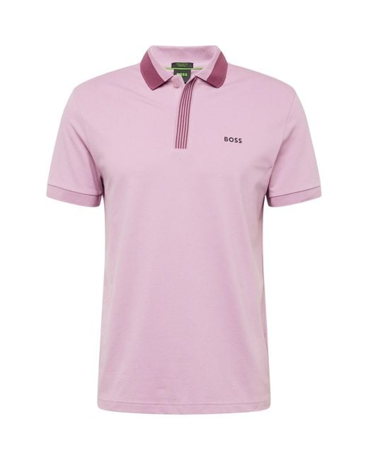 Boss Poloshirt 'paddy 3' in Pink für Herren