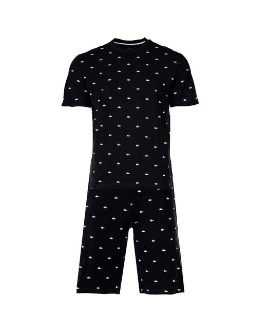 Lacoste Pyjama in Black für Herren