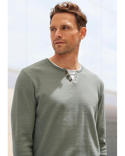 H.i.s. Pullover in Gray für Herren