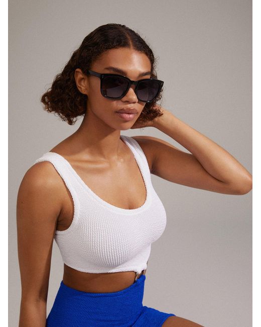 Pilgrim Sonnenbrille Katya in Black für Herren