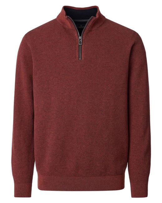 CASA MODA Pullover Basic in Red für Herren