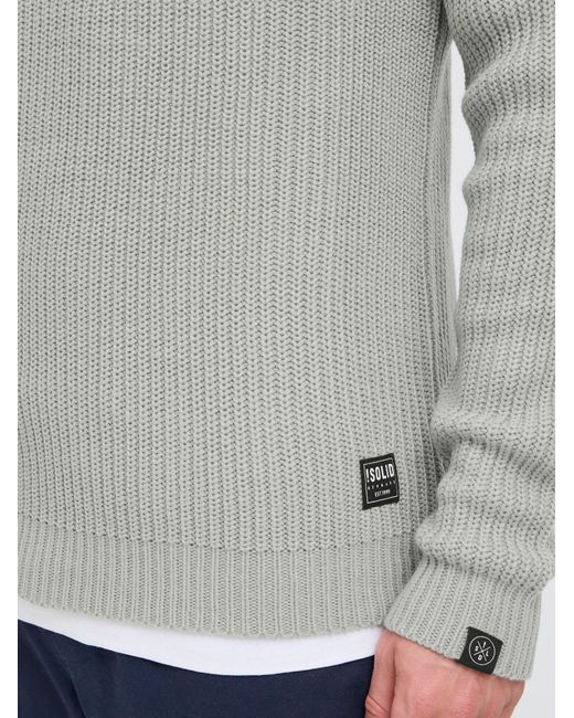 Solid Pullover Sdaron in Gray für Herren