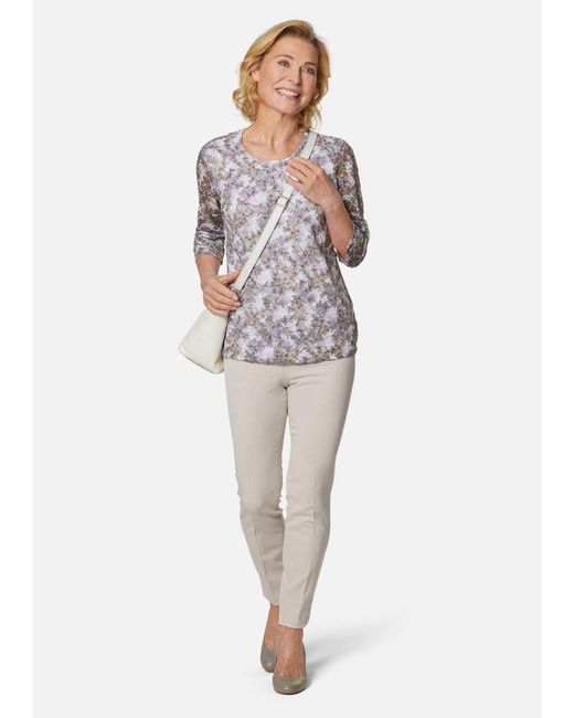 Goldner White Bluse