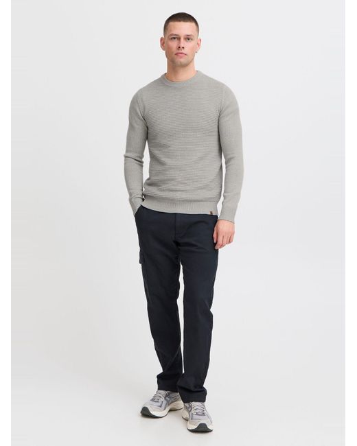 INDICODE Pullover Ricardo in Gray für Herren