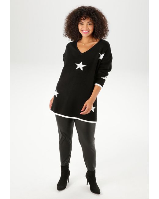 Aniston Black Pullover