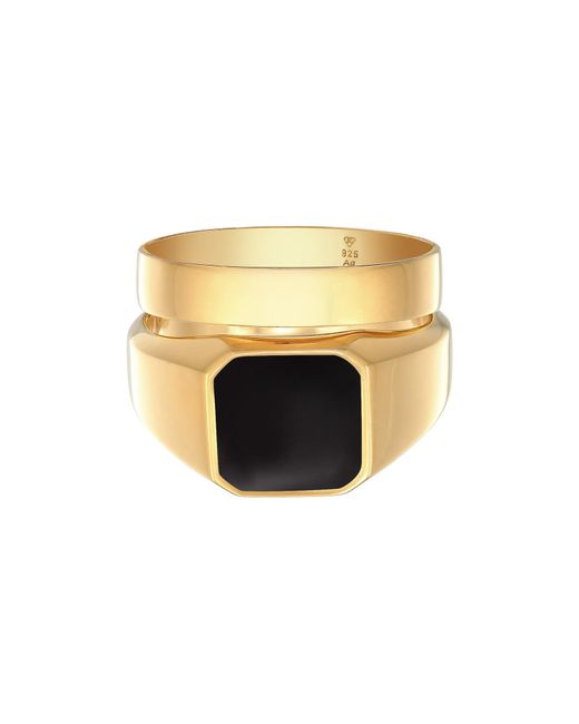 Kuzzoi Ring Set in Multicolor für Herren
