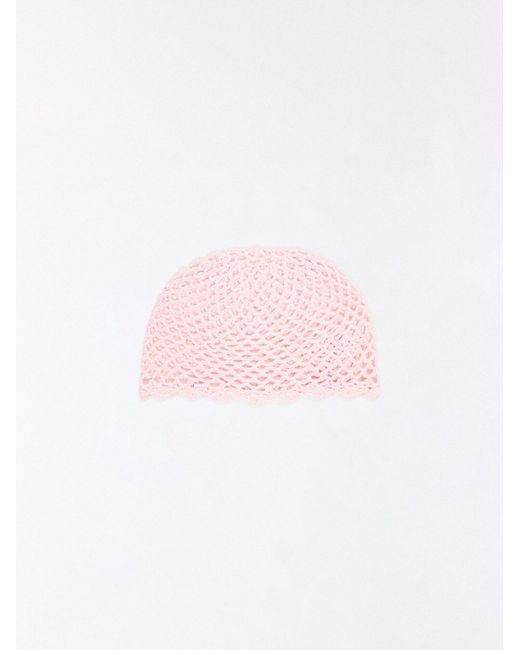 Bershka Mütze in Pink für Herren