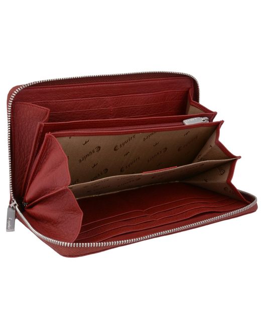 Esquire Red Geldbörse Deer