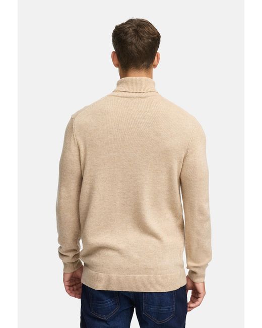 INDICODE Pullover Inmargous in Natural für Herren