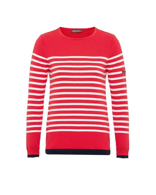 Jacey Quinn Red Pullover 'Abrienda'