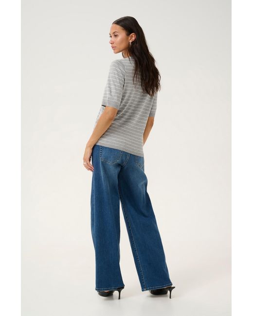 Kaffe Gray Pullover Ka Mala
