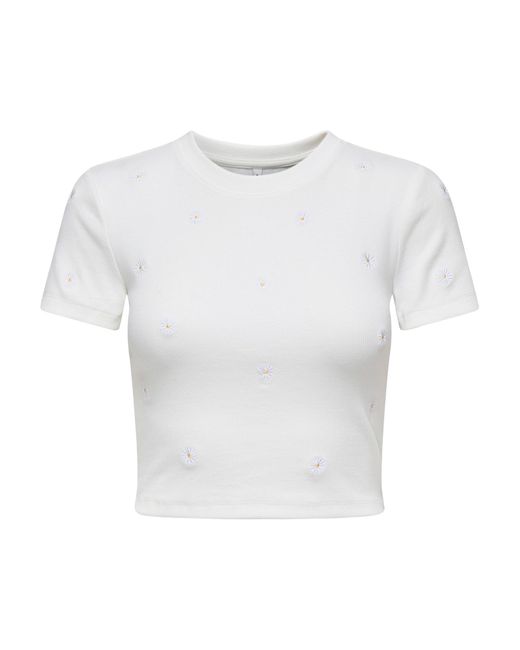ONLY White T-Shirt 'Onlfruity'