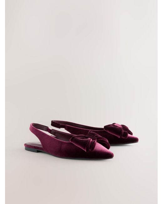 Next Purple Slingpumps