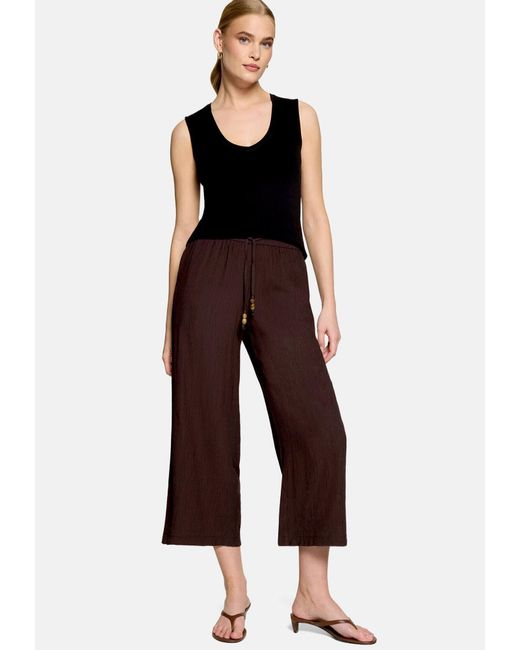 Zero Black Basic Shirt Mit V-Ausschnitt