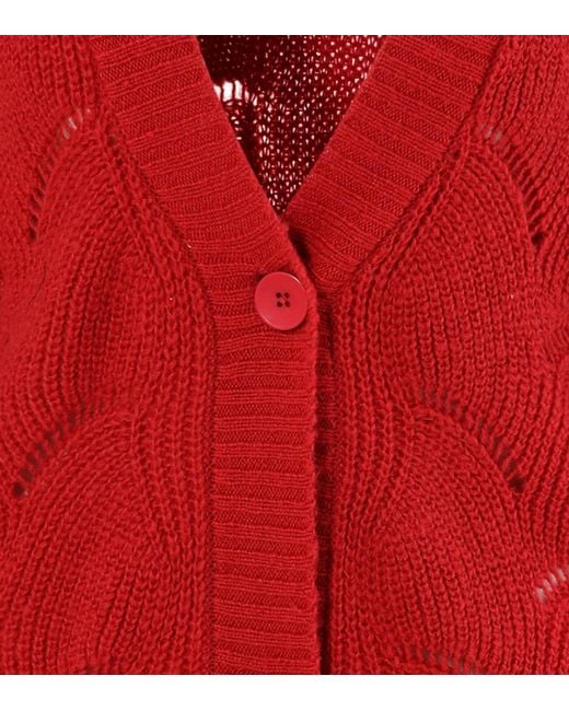 Aniston SELECTED Red Strickjacke