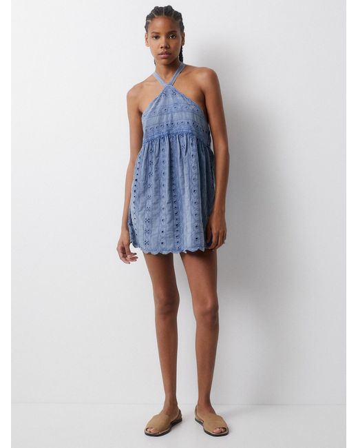 Pull&Bear Blue Kleid