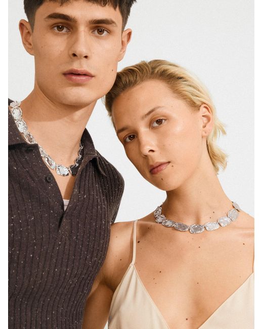 Pilgrim White Kette Shift