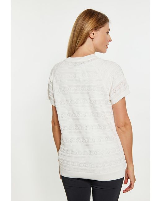 Usha White Pullover