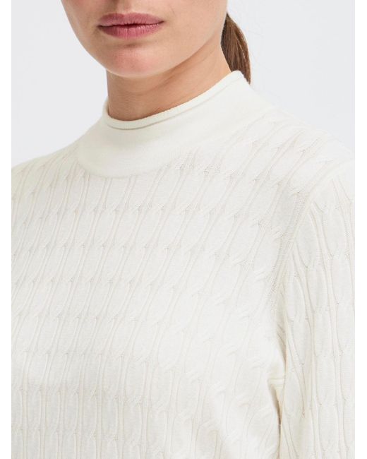 Oxmo White Pullover