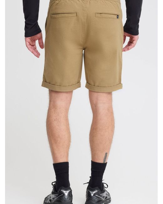 Solid Chinoshorts Henk Mit Elastischem Bund Und Tunnelzug in Natural für Herren
