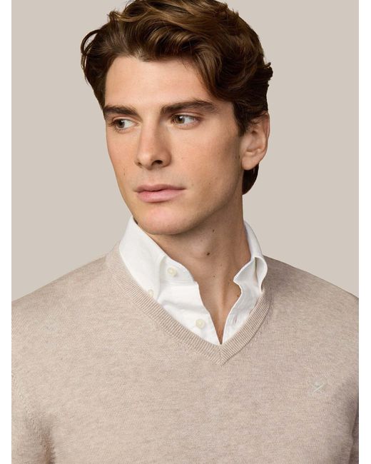 Hackett Pullover Ess in Natural für Herren