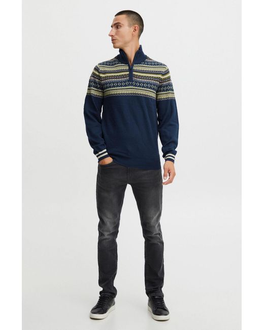 Blend Strickpullover in Blue für Herren