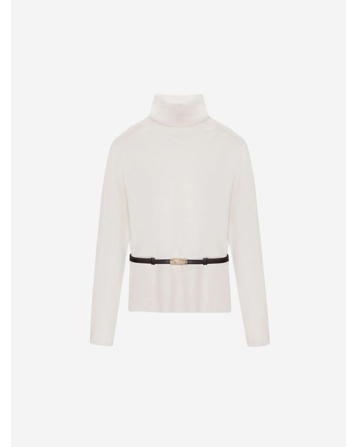 Dilvin White Pullover Pullover