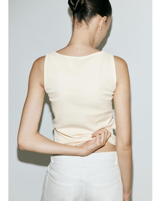 Mango White Top Tecli