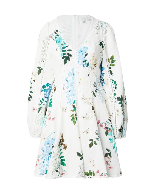 Ted Baker White Kleid Belvida