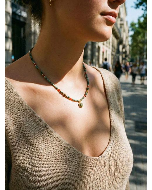Nemomatheo Metallic Kette Wanderlust
