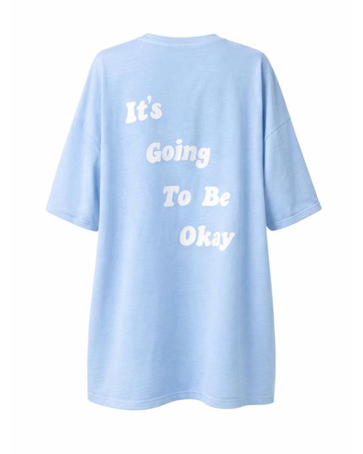 Worldclassca Blue Oversizeshirt