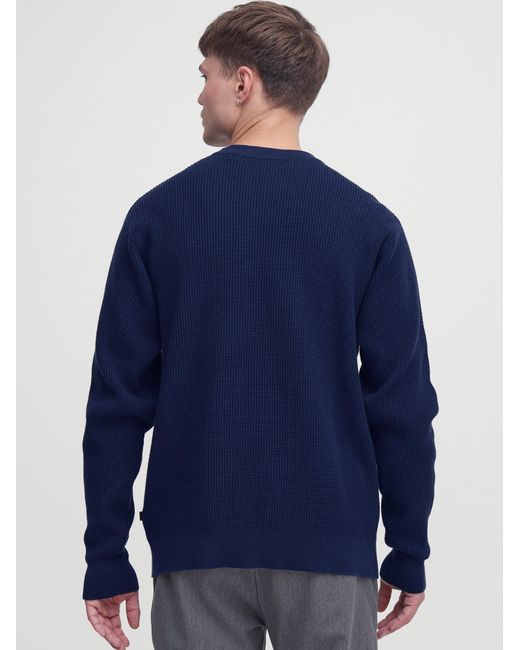 Solid Pullover Hami in Blue für Herren