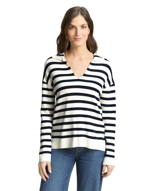 Tom Tailor White Pullover