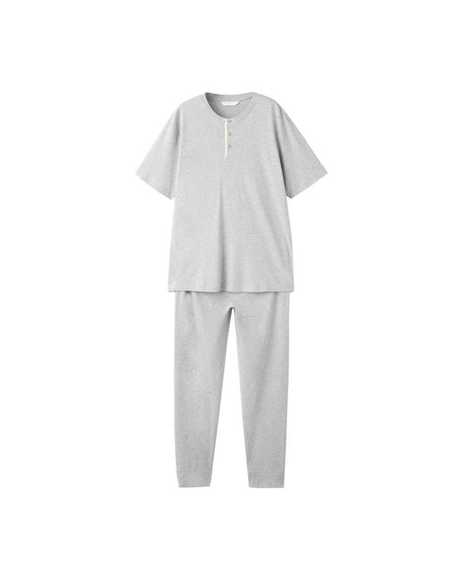 Mango Pyjama Nightcot in Gray für Herren