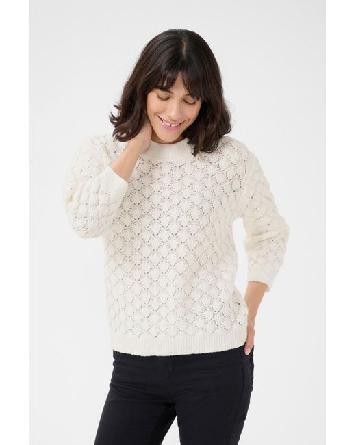 Kaffe White Pullover