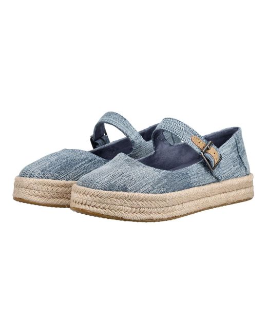 TOMS Blue Espadrilles