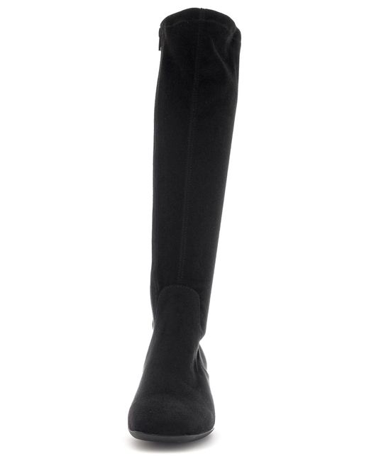 Gabor Black Milano Stiefel, Blockabsatz, Langschaftstiefel, Schafthöhe 42 cm