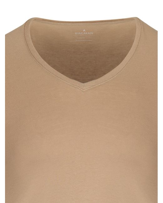 RAGMAN Unterhemd Basic in Natural für Herren