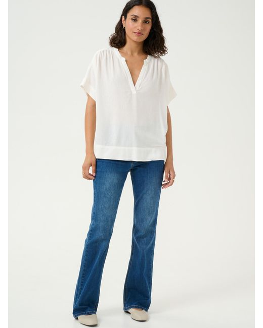 Kaffe White Bluse 'Kamilia'