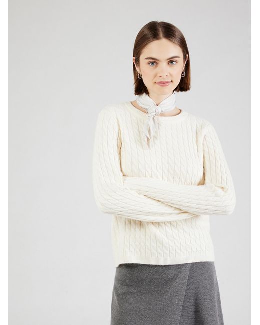 Pieces White Pullover Pcfia