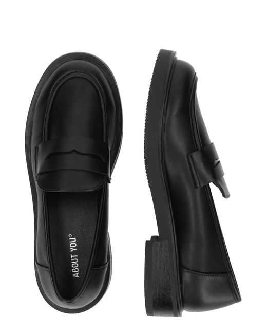 /about You Black Slipper Lorin