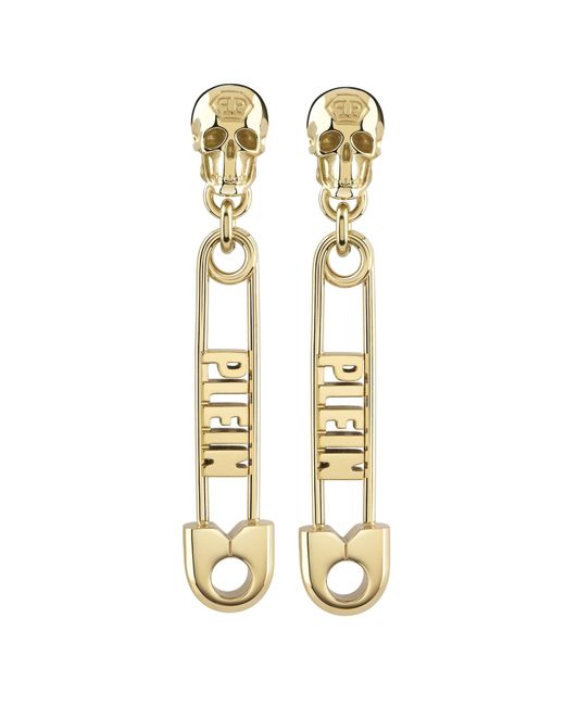 Philipp Plein Metallic Ohrringe
