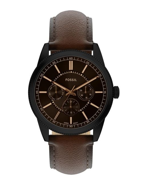 Fossil Uhr Pearson in Black für Herren
