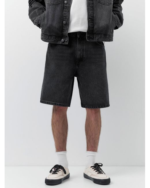 Pull&Bear Shorts in Black für Herren