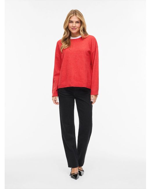Vila Red Pullover Viliga